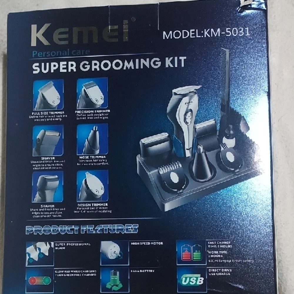 Blue 11-in-1 Grooming Kit